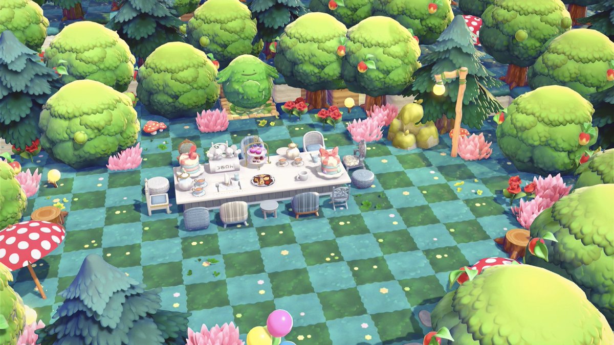 YukimiKitune's tweet photo. 不思議の国のアリス×ポケモン🫖✨️
想像より大きくなりすぎた…

 #ぽこあポケモン  #ぽこポケ  #pokopia  #PokemonPokopia https://t.co/Ki8IpOrmp4