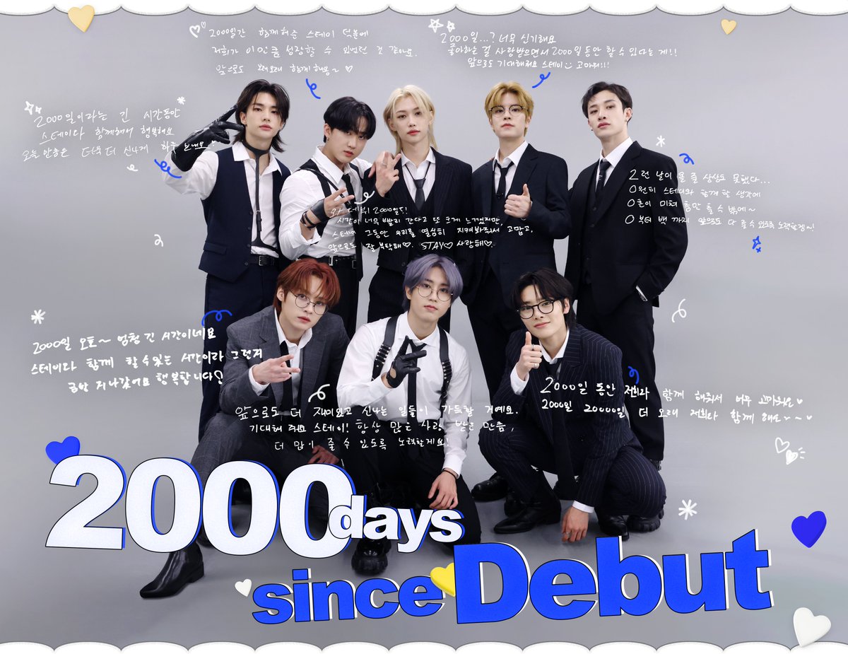SKZCrave's tweet photo. 1000, 2000, &amp; 3000 ♾️

#3000DaysWithStrayKids https://t.co/sxD4f7E53s