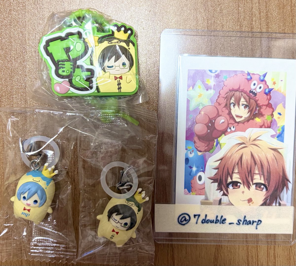 7double_sharp's tweet photo. 【交換】アイナナ ぷっくりカラフルマルチチャーム　めじるしアクセサリー　王様プリン

譲：ぷっくり　大和
　　めじるし　大和、環

求：ぷっくり　三月、天
　　めじるし　トウマ、天
　　#(ハッシュタグ) 天

郵送交換のみ。
まとめて交換優先。
検索からでもお気軽にお声掛けください☆ https://t.co/rBjH93hmBs