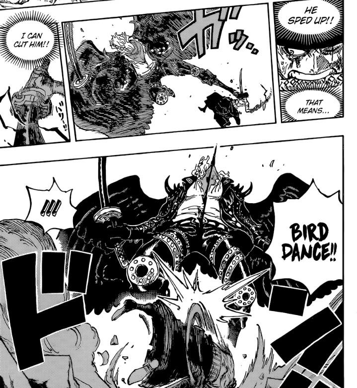 ofdaCorner's tweet photo. @johsblog And also
• Kat’s Haki = G4.
• G4 did not do any damage to Base Kaido.
• Zoro on the rooftop cut Dragon Kaido using regular Haki.
• The same Zoro was not able to damage Flame-on King using Haki flow and ACoC, but only Flame-off.
• King literally is stronger character. https://t.co/kWekSDcuun