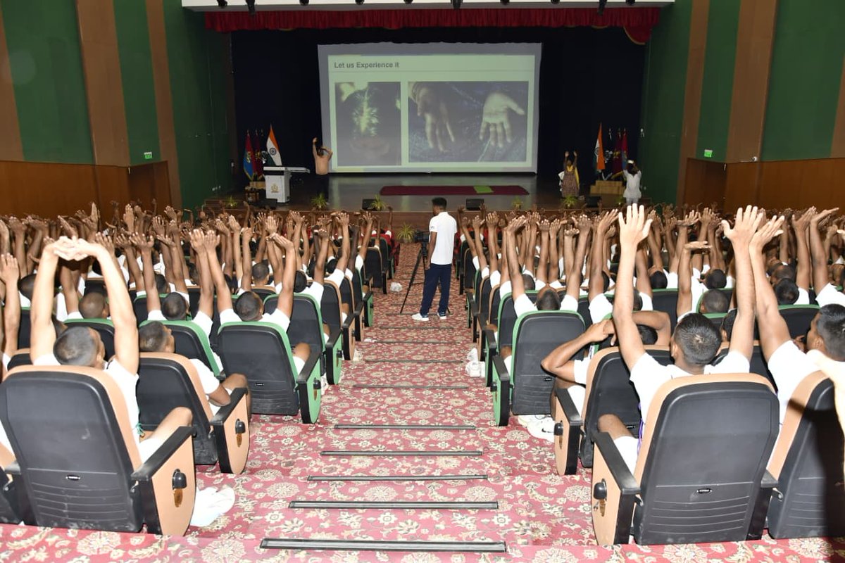 CISFTraining's tweet photo. Nurturing the Inner Force ЁЯзШтАНтЩВя╕П
As part of the Ministry of Home Affairs' 100-Day Countdown to International Yoga Day 2026, NISA, Hakimpet organized a 3-Day Sahaj Yoga Programme for CISF trainees.
#YogaForForce #SahajYoga #MHA100DayCountdown #InternationalYogaDay2026 @CISFHQrs https://t.co/9hXMbCg8vl