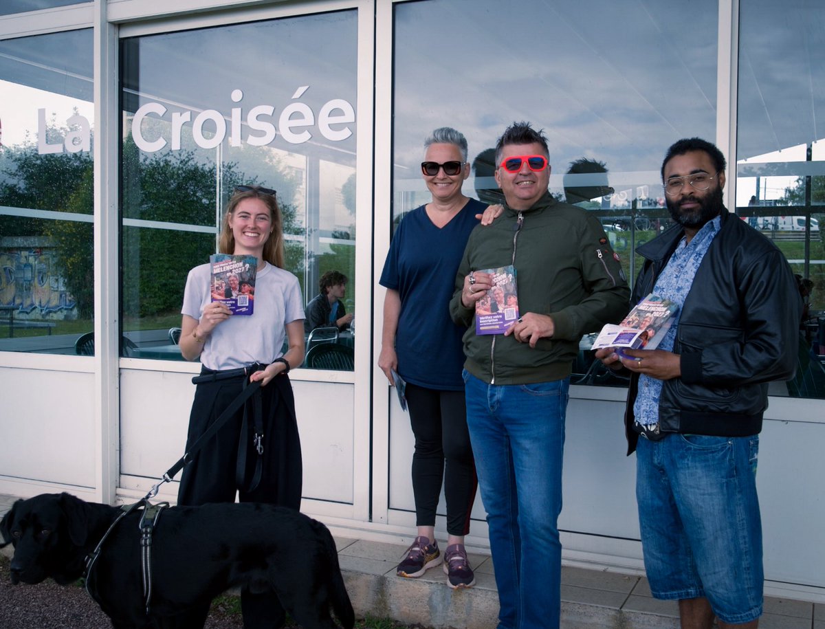 emma_frr's tweet photo. La campagne est lancée 🚀

Tractage devant l'université de Caen pour l'inscription sur les listes électorales.

En 2027, les nouvelles générations peuvent faire la bascule. @JLMelenchon porte le seul programme à même d'améliorer les conditions d'études et de travail des jeunes✊ https://t.co/74Q44vNMWQ