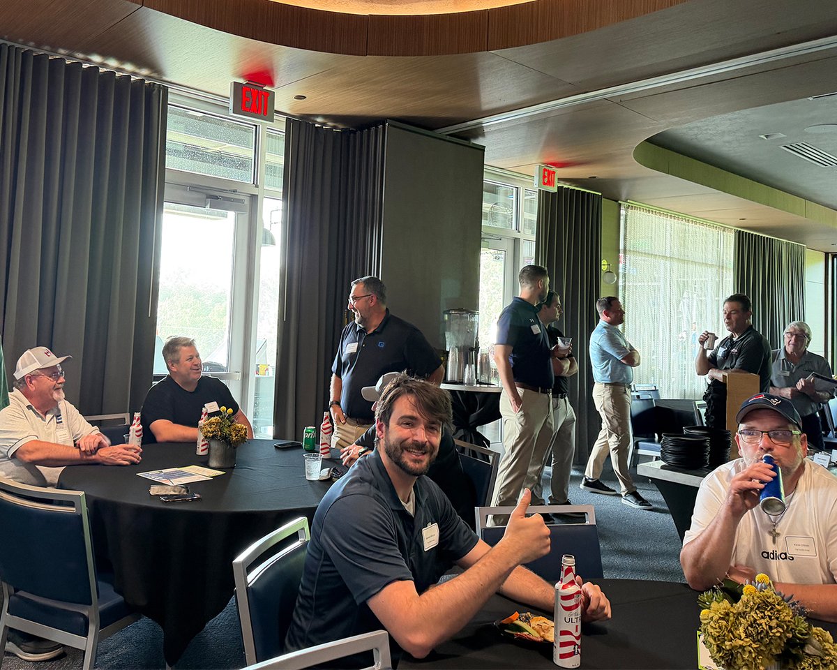 TheGraniteGroup's tweet photo. Scenes from an awesome night at Topgolf in Canton, MA, that celebrated our new Braintree branch and featured a special training co-hosted by our partners at EDOS.

In addition to getting the latest on Resideo, RectorSeal, and Gerber products, everyone had a chance to enjoy a buffet dinner and, of course, take some swings!🏌️

A big THANK YOU to everyone who joined us in Canton!
#GreatPeople #GreatProducts #GreatTraining #BraintreeMA #Topgolf #TGGFamily