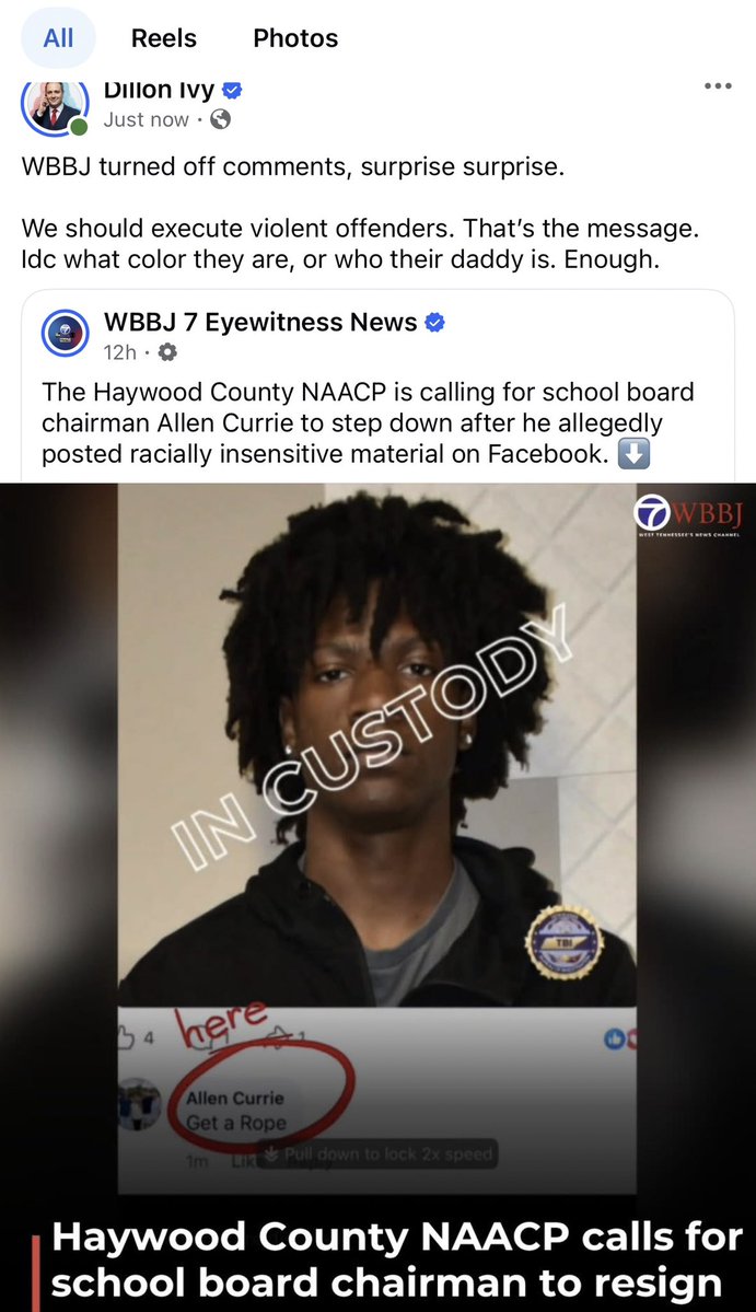 DillonIIvy1's tweet photo. We should execute violent criminals, no matter what they look like. This is the boy that shot up the prom in Brownsville, TN last month. https://t.co/YzTRxX2zds
