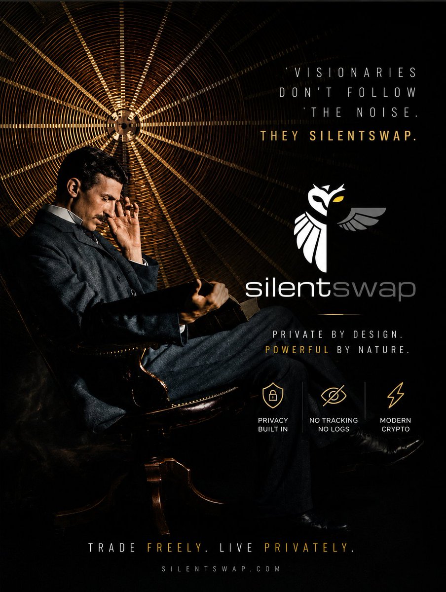 CryptoDCA_0's tweet photo. Work in silence, build for the future. @SilentSwap #Crypto $Tether $Bitcon $Ethereum $Binance $Usdc https://t.co/tw8usIxPHx