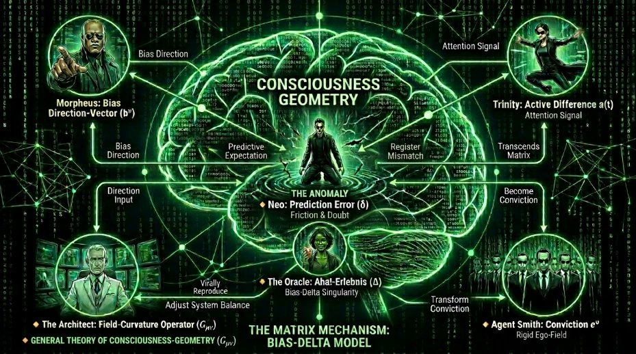 rene_blades's tweet photo. 🧠🍪 The Matrix as a General Theory of Consciousness-Geometry.

What if The Matrix is not science fiction, but an exact blueprint of how our consciousness processes "subjective" information? 👇

🔗 https://t.co/B9TQ4EuweA https://t.co/hhFGBCAcqL