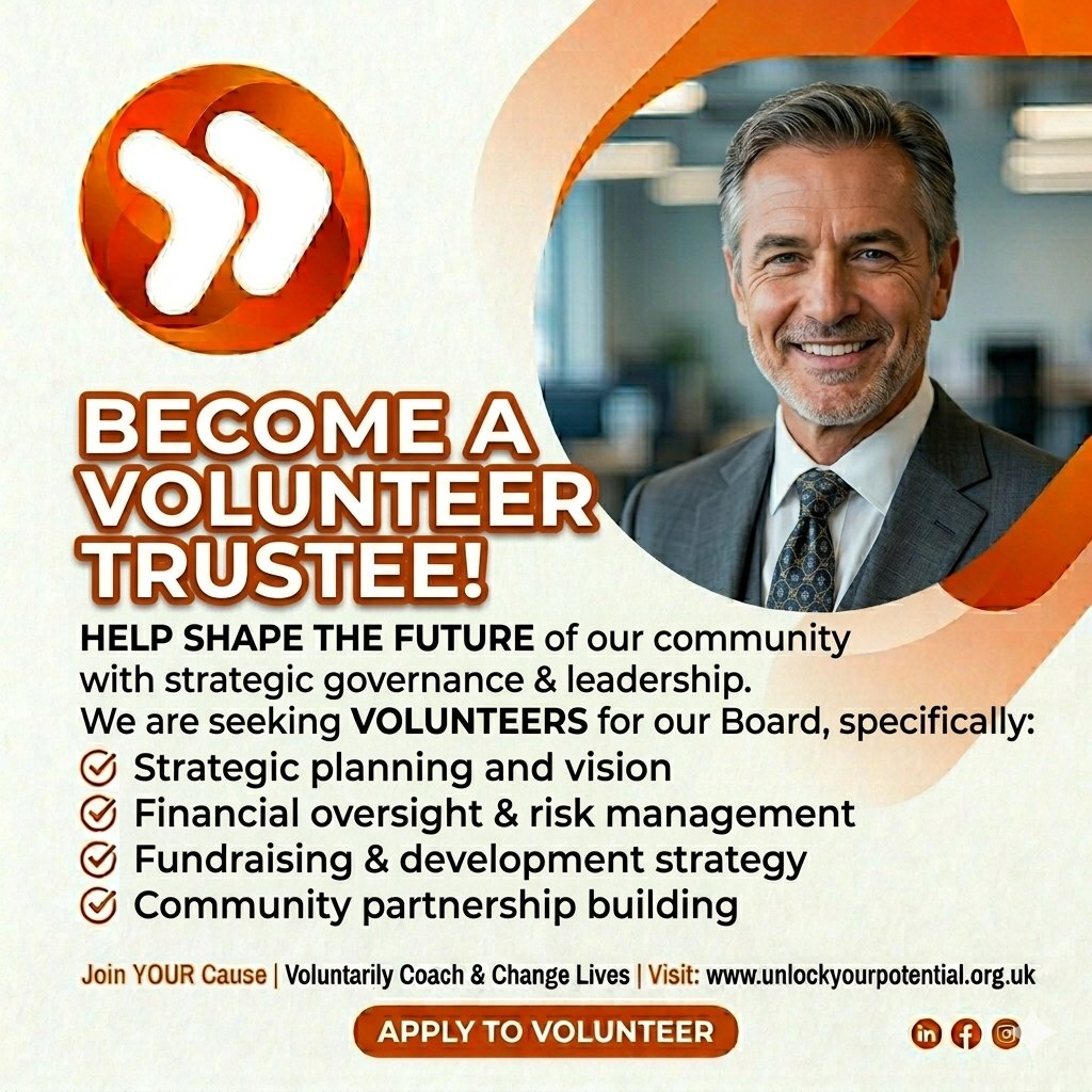 UnlockYPOrg's tweet photo. We're recruiting volunteers to join us at #UnlockYOURPotential in the role of Trustee, where you will guide and steer our brand new startup social mobility charity reach out to those from disadvantaged backgrounds thrive, grow and excel.
This is an exciting #Trustee role!
#London https://t.co/St46Uy9QIw