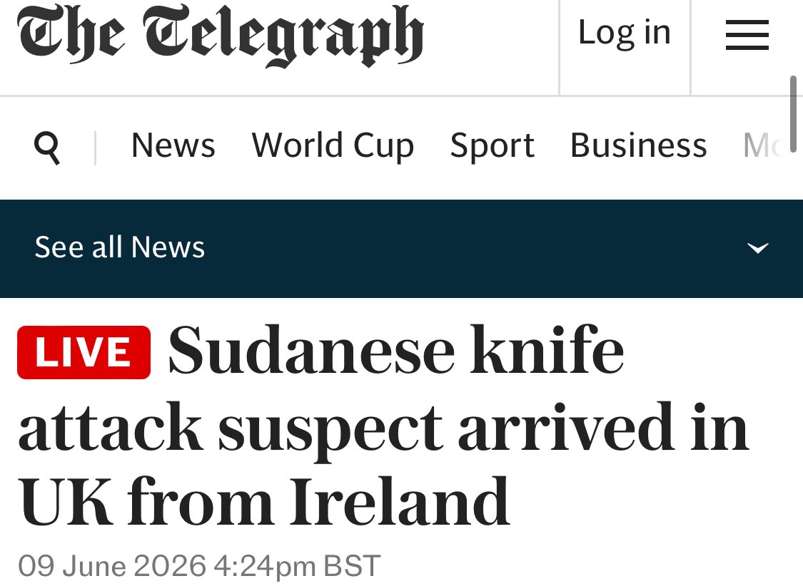 EoinLenihan's tweet photo. The beheader allegedly came to the North via the Republic.

Who could have seen that coming?…Oh yes, the people of Galway where that lady was beheaded last week…and literally thousands of people on here over years. https://t.co/ACL32rzvbc