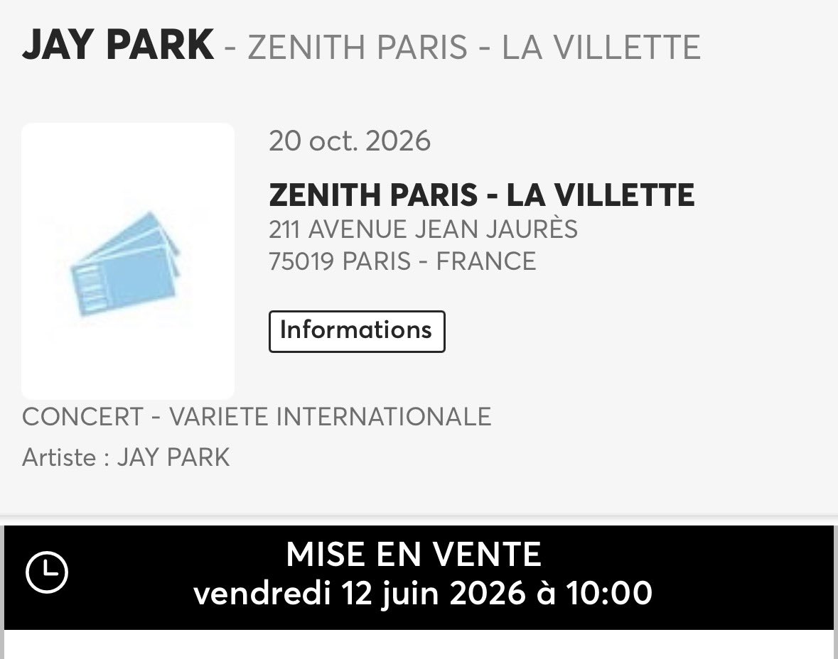 LNGSHOT_FR's tweet photo. ˒ 📃 ៸៸𓂃 INFOS彡 ·˚
 
La vente des billets sera le vendredi 12 juin à 10h00 sur le site de AEG

🔗 • https://t.co/kyBA8nYmH4

#롱샷 #LNGSHOT https://t.co/MA41p6RvPT