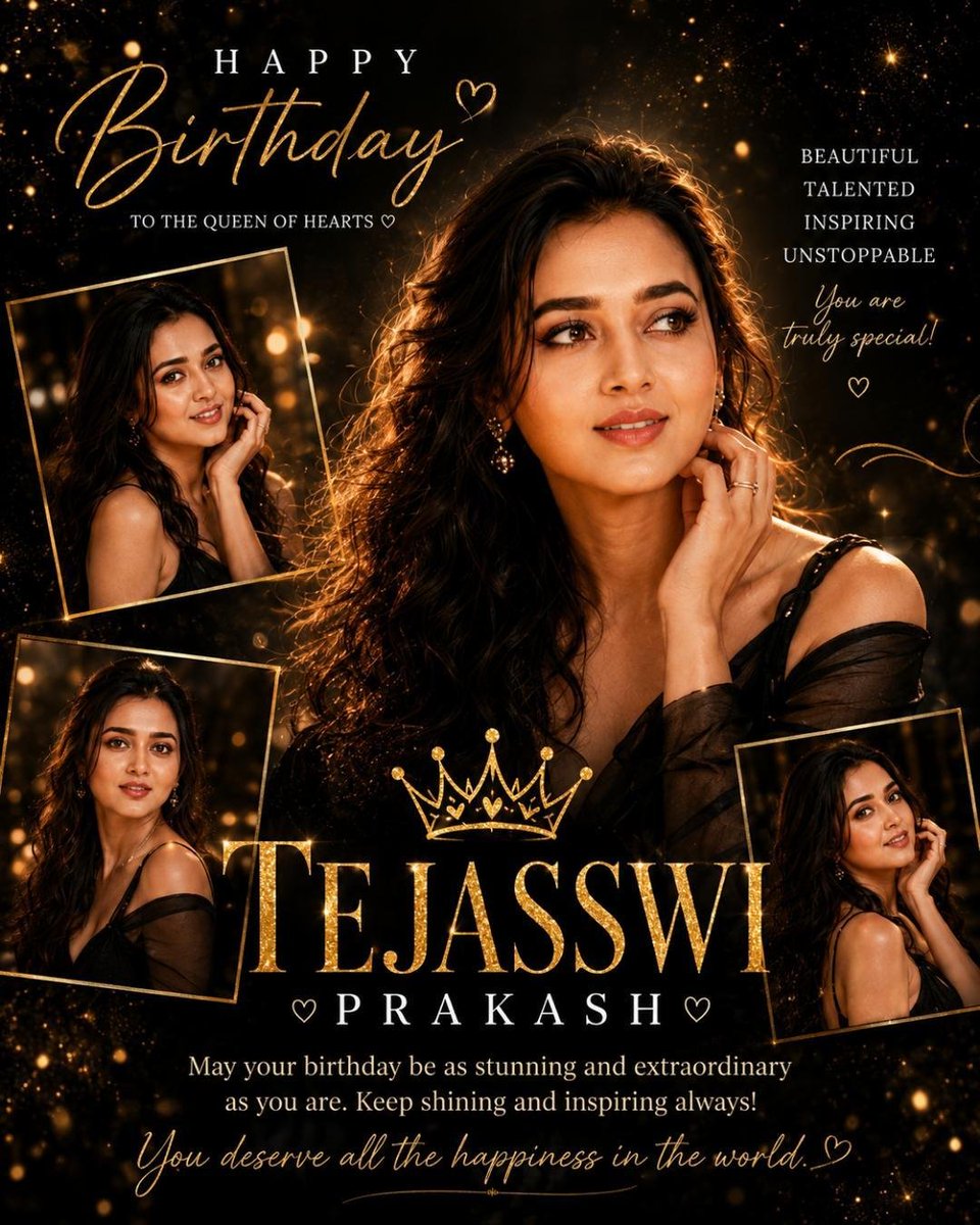 Itsshwetayaar's tweet photo. May this year be filled with exciting adventures and amazing achievements.

HBD QUEEN TEJASSWI https://t.co/Rgre7wqOTi