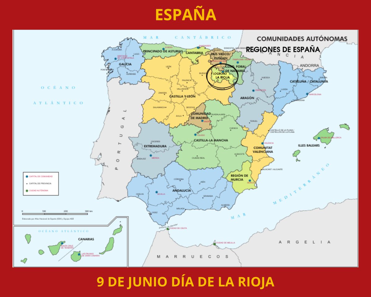 CRE_Guatemala's tweet photo. Hoy 9 de junio, por las regiones de España, celebramos el día de La Rioja. https://t.co/ZtEl2ZH460