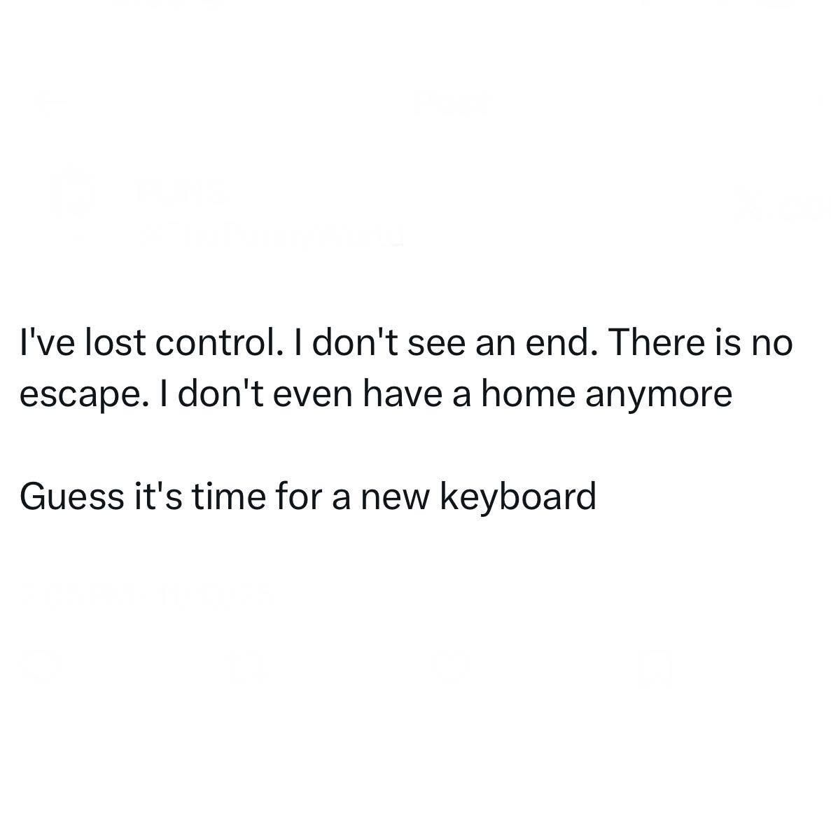 WardComputers's tweet photo. May your keyboard be reliable and easy to use.
Happy #TechJokeTuesday from your Trusted Technology Advisors at Ward Computers. https://t.co/dF3Qi76QWH