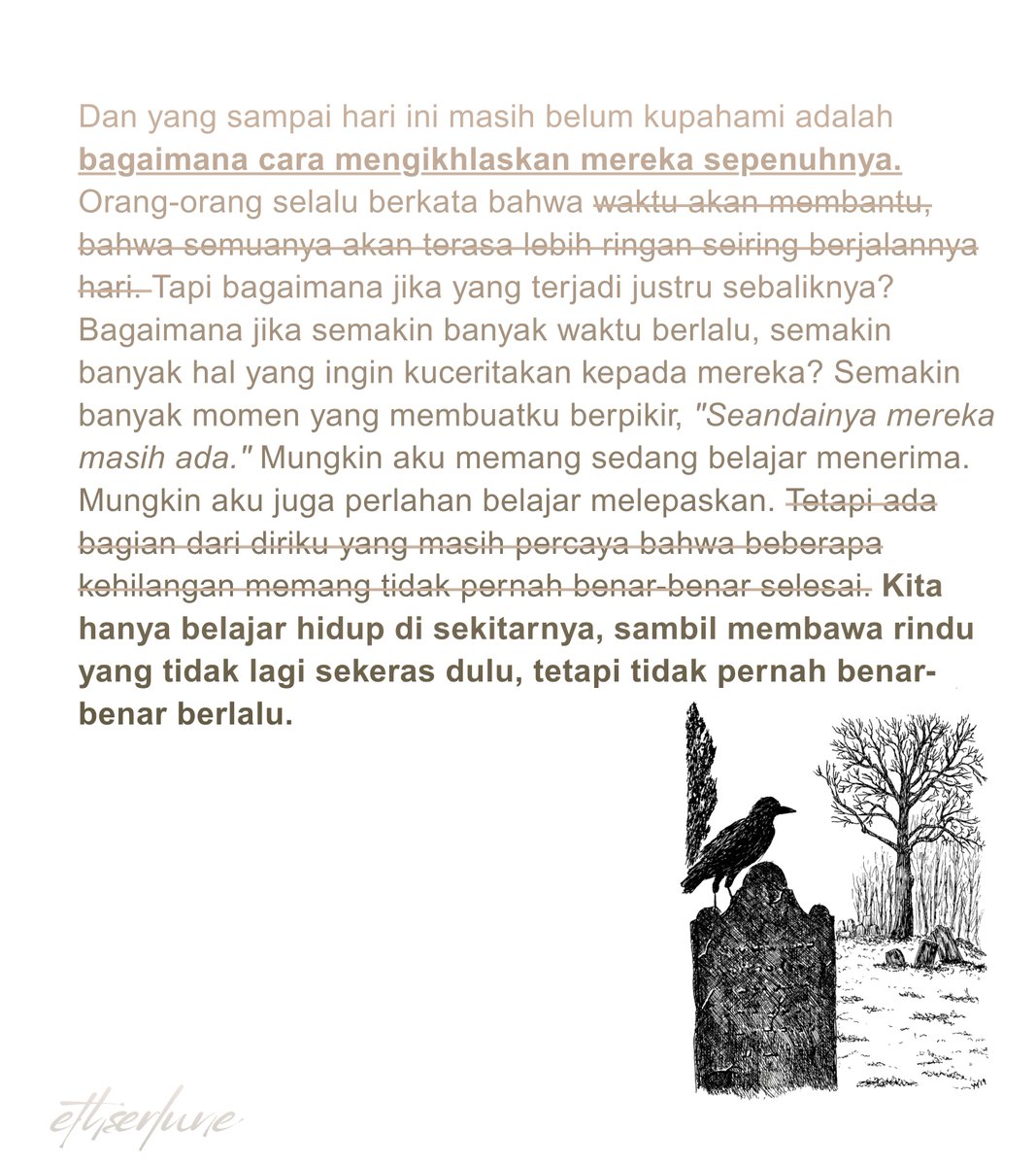 ethserlune's tweet photo. Grief is just love with nowhere to go. So tell me, was I supposed to carry you for this long? https://t.co/VqQdXfP0ga