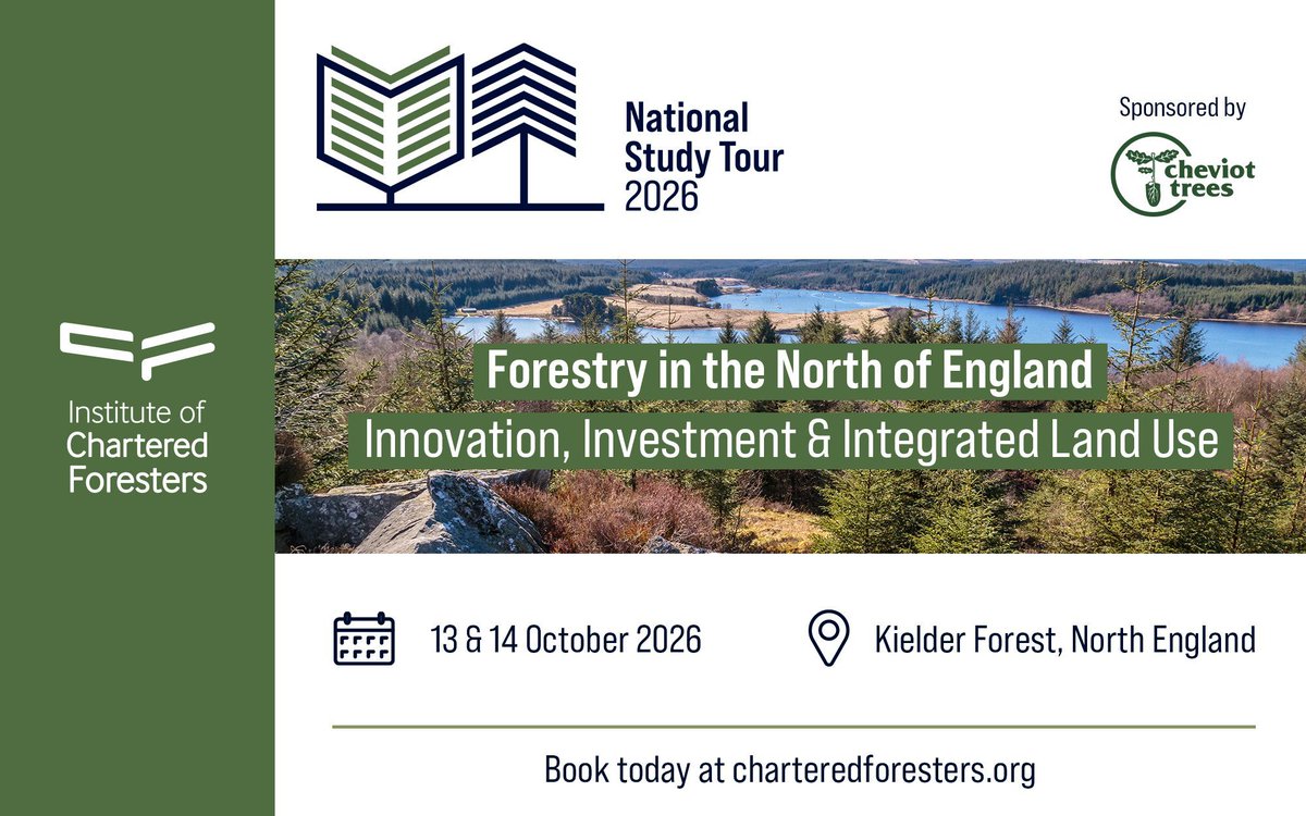 TheICF's tweet photo. 📢 Book now for our National Study Tour 2026!

Join us in North England for visits to Kielder Forest and James Jones &amp; Sons' state-of-the-art sawmill, exploring modern forestry, timber processing and the future of the UK's timber supply chain. 

More: https://t.co/CW0tknc1ma https://t.co/9oka2LOKRU