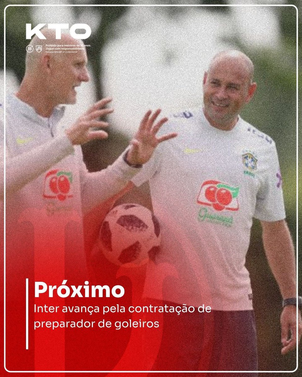 Infernodestino's tweet photo. NOVO PREPARADOR DE GOLEIROS?

👉 Inter avança pela contratação de Rogério Maia, com trabalhos em Atletico MG, Flamengo, na Seleção Brasileira e na base do Inter.

Oferecimento @kto_brasil, onde a diversão acontece. Site para maiores de 18 anos. https://t.co/lI1Zip9yJE