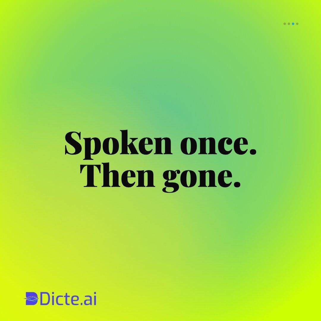 DicteAi's tweet photo. Your meetings are the biggest dataset your company never uses.
Months of decisions, context, and reasoning — spoken once, then gone.
Capture them and you don’t get notes. You get a searchable second brain.
#SecondBrain #KnowledgeManagement #AI
Try https://t.co/6xBUPC8FY2 https://t.co/UxAxkMlUUA