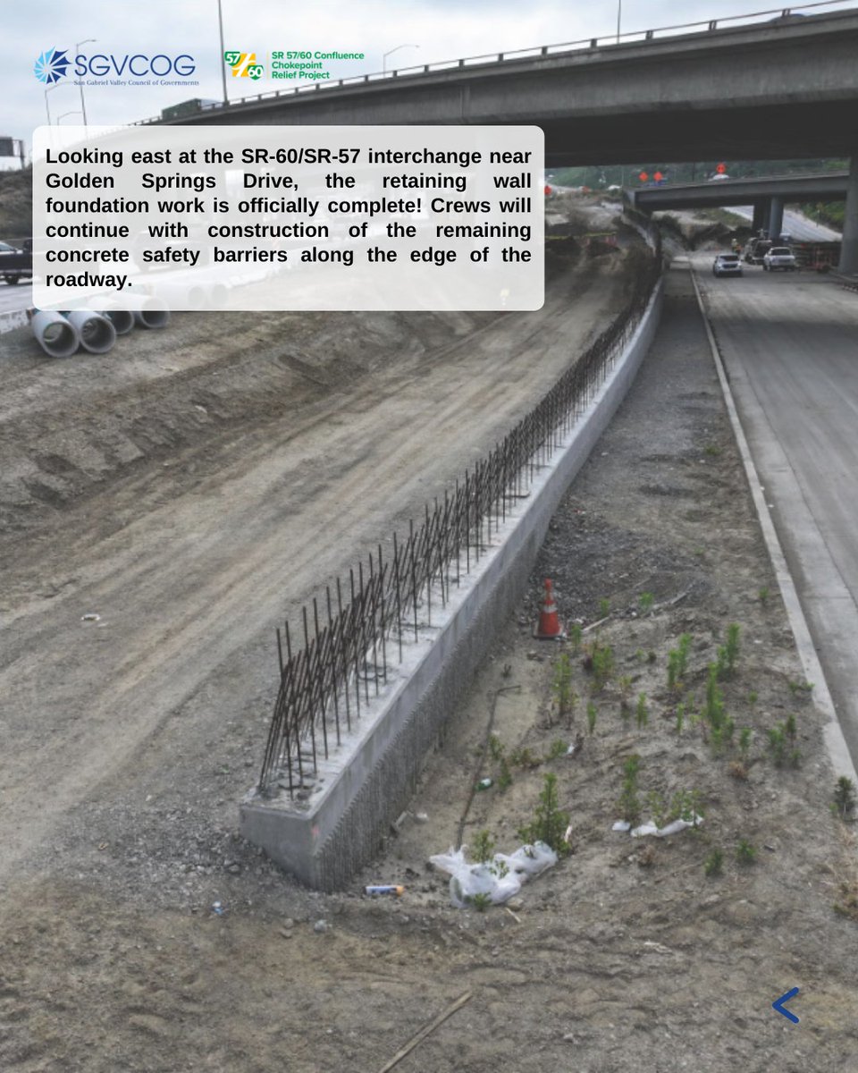 5760Project's tweet photo. Crews are making serious headway at the @5760Project—tackling everything from critical roadway barrier construction to major concrete pours for the new Grand Ave. Bridge. Swipe and see the transformation!🚧 https://t.co/nxzWQ3yfSS