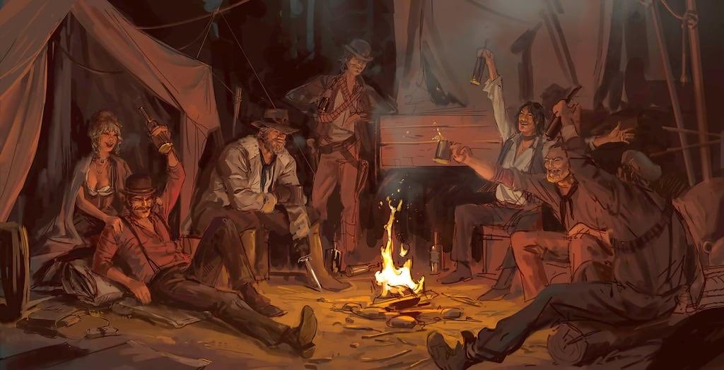 BellicIV's tweet photo. Red Dead Redemption 2 concept art https://t.co/ghIaAAKNDi