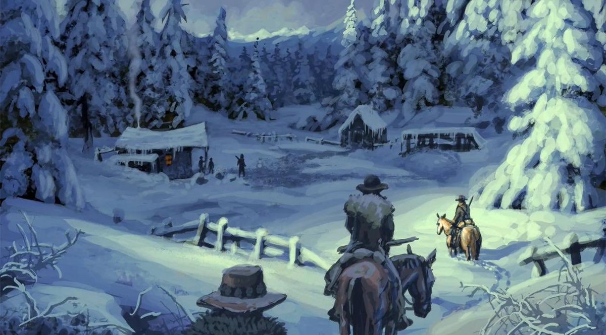BellicIV's tweet photo. Red Dead Redemption 2 concept art https://t.co/ghIaAAKNDi
