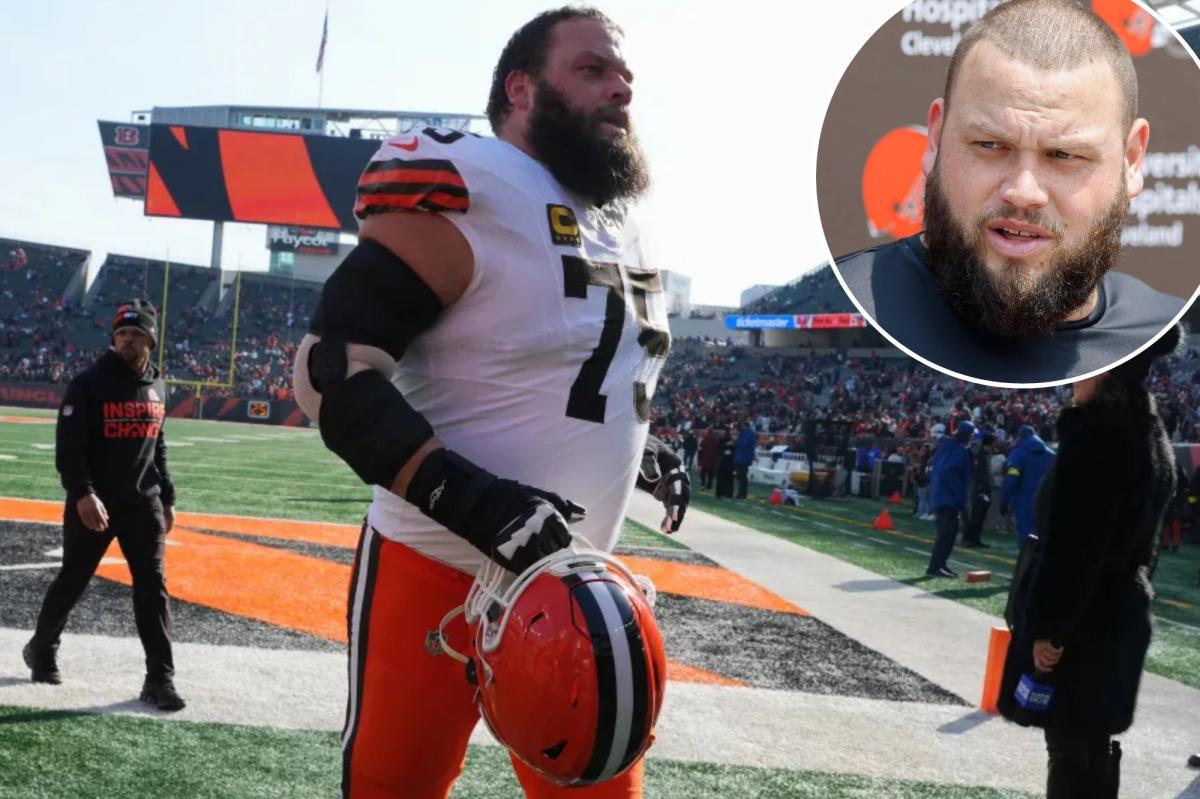 nypost's tweet photo. Joel Bitonio retires after 12 seasons with Browns https://t.co/AVN7ID2mvs https://t.co/b0nuAbCJo6