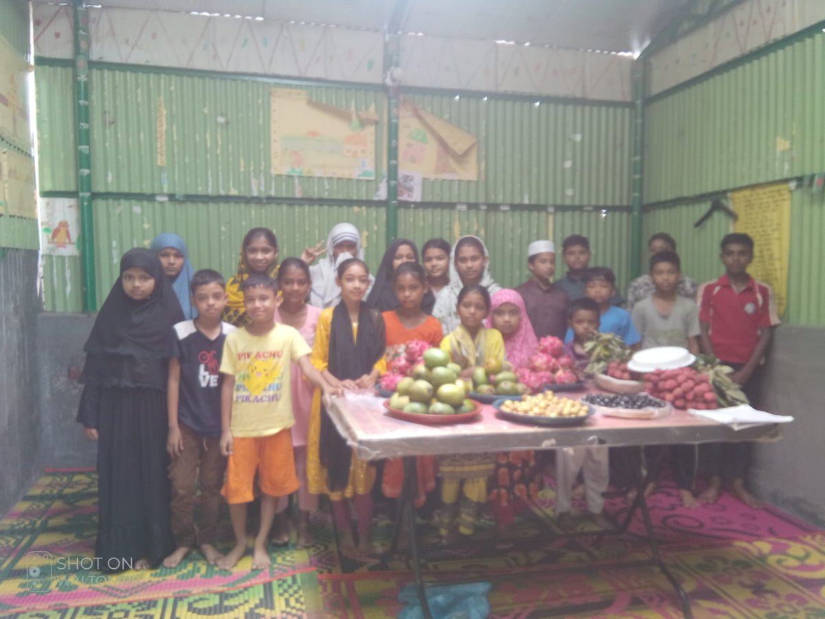 ShaplaF's tweet photo. Thanks to the generous donation from our wonderful sponsor, Ms. Sayeeda Shifa, we have organized a special Fruit Fest for our sponsored children. The smiles on their faces made the day truly special. https://t.co/gHQYHCUvuV