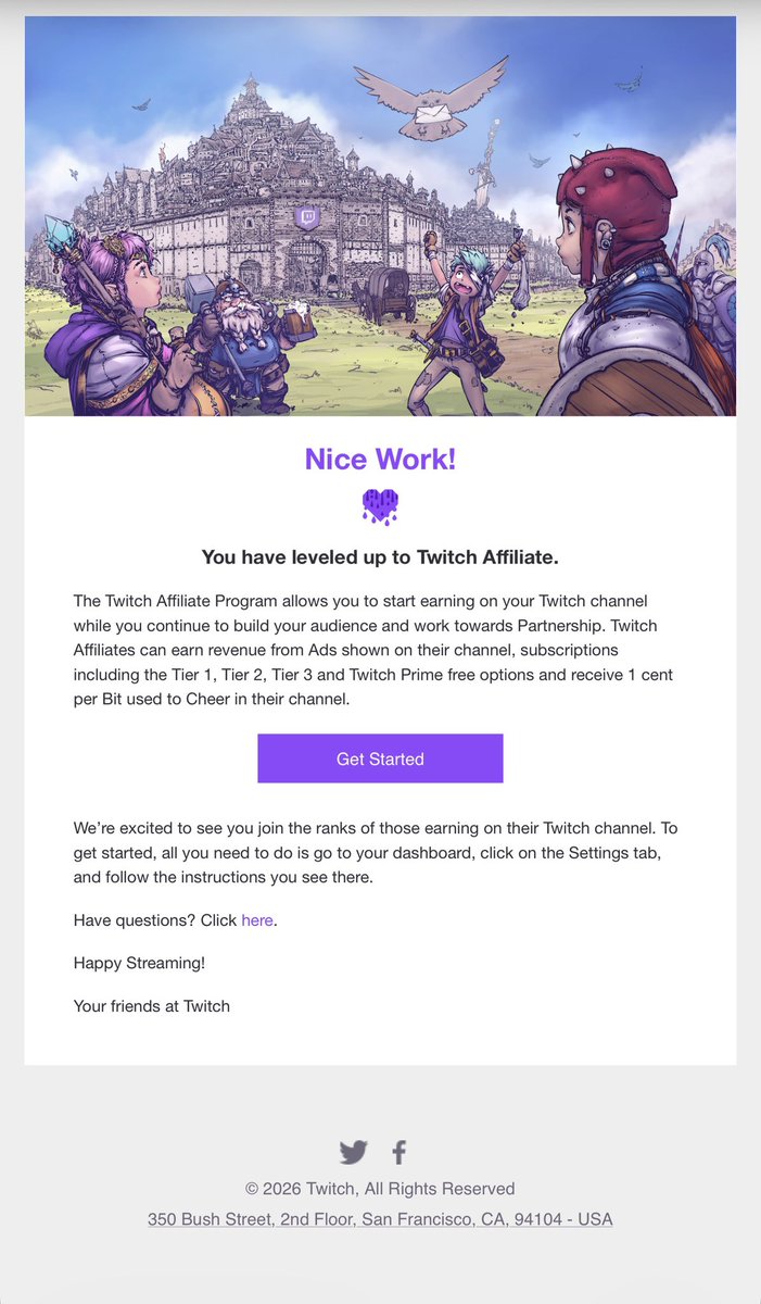 Pensec117's tweet photo. Probably not impressive anymore. But I honestly never thought I’d be able to get here. #twitch #streamer #affiliate https://t.co/wTArI04tCh