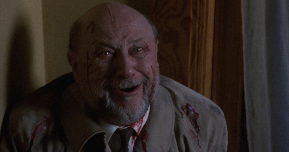 SourceHalloween's tweet photo. Loomis’ reaction to Jamie at the end of Halloween 4 will forever be iconic https://t.co/W2g1BExucv