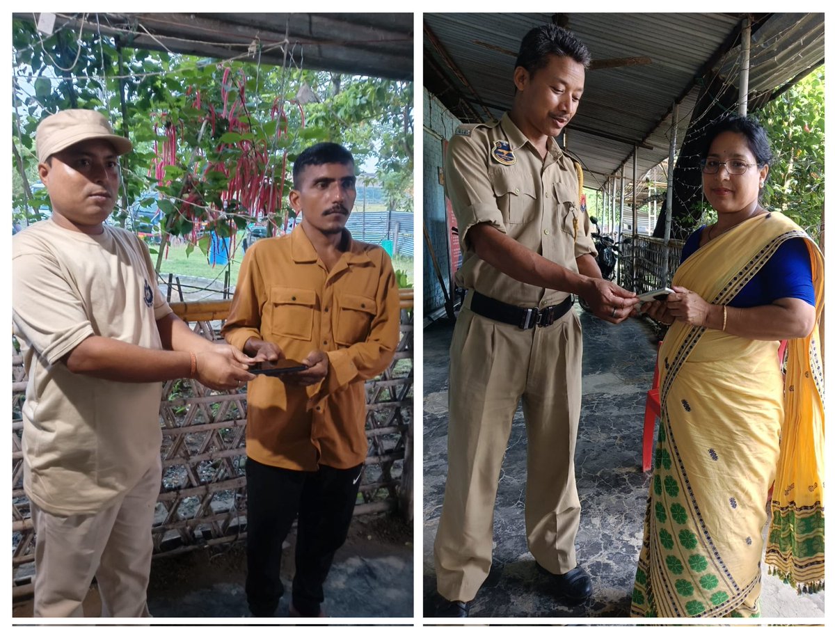 SadiyaPolice's tweet photo. 🚔 Lost &amp; Found Success! 📱
Through the effective use of the CEIR Portal, Saikhowaghat PS successfully recovered 2 lost mobile phones &amp; handed over to their rightful owners.

 @assampolice @HardiSpeaks @CMOfficeAssam https://t.co/Nsx7UeaRPe