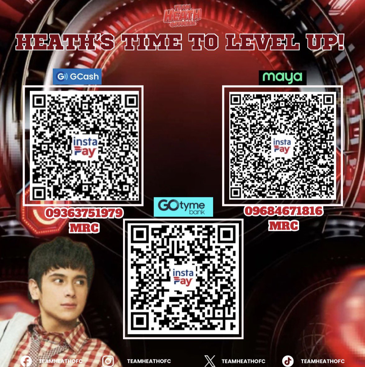 TeamHeathOfc's tweet photo. We are not stopping here, Moyers! We are launching, Heath’s Time to Level Up Donation Drive for Heath’s Album Launch and Concert. 

Any amount that comes from your heart will do po.

Let’s do this for Moy!❤️🔥 https://t.co/4TF9gwNd5A