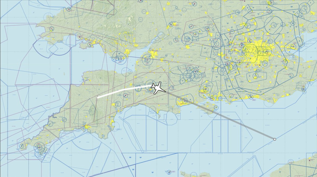Andyyyyrrrr's tweet photo. 16:32 CELT 45 x1 USAF B-1/B Lancer
Proceeding on to the French FIR for further training after completing AR with #EIDER93 flt (x2 KC135's from LFMI). Cleared direct #XAMAB
#CELT45 wkg Swanwick 278.600 https://t.co/xu8Z6drp3S