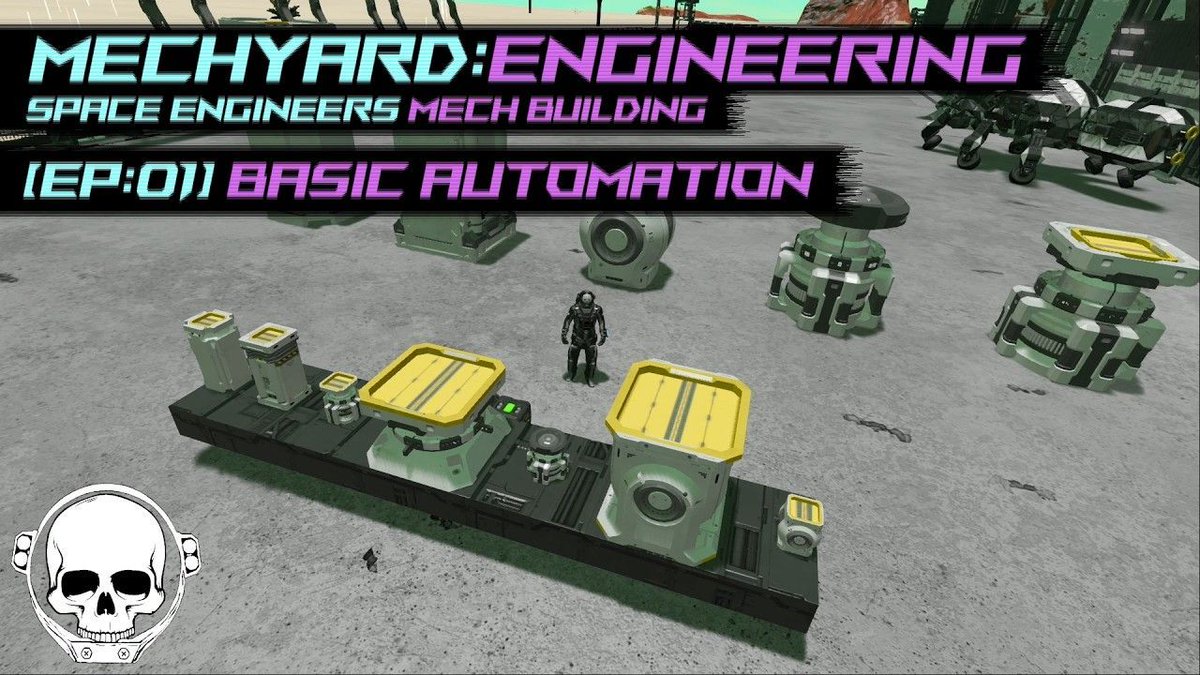 KeenSWH's tweet photo. Dread Mechanic 🤩 

🤖 Mechyard:Engineering
⚙️ [Ep.01] Basic Automation | Space Engineers | Mech Building

➡️ https://t.co/6hKlqcshdy

In this episode I cover the basics of vanilla automation in Space Engineers and how to set up some basic mechanical systems! #SpaceEngineers https://t.co/RirPPrRaOl