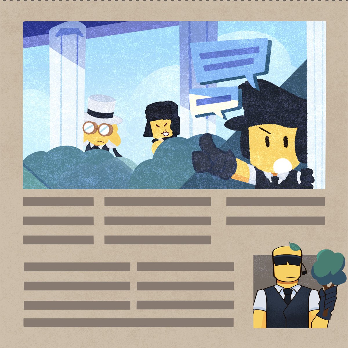 creammm2q2332's tweet photo. (2/?)
🔥 HOT NEWS
Meanwhile, Mafialings were spotted hiding behind a bush…

Eyes locked on the mysterious pair, they seemed determined not to miss a single moment.

Could a new witness be about to uncover the city’s latest rumor?
#doublefedora #mafialings https://t.co/h4QPCwcLMv