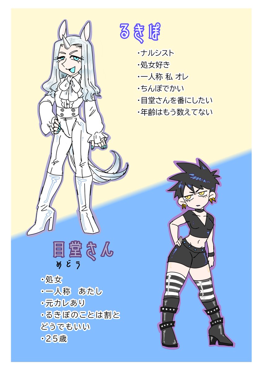 tin2tyokin2's tweet photo. るきぽと目堂さんのカラーリング https://t.co/nXUMpUsk8J