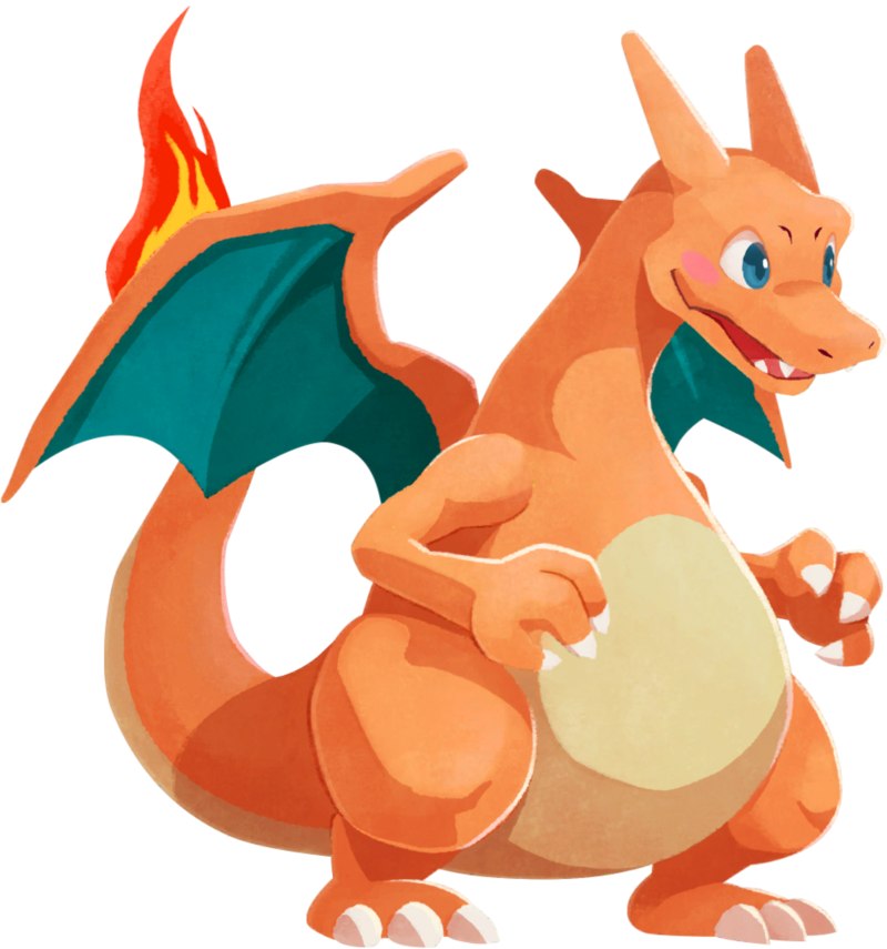 Chariganda35's tweet photo. Charizard is so cute in Café Remix 🥺 https://t.co/yPWQxTv00j