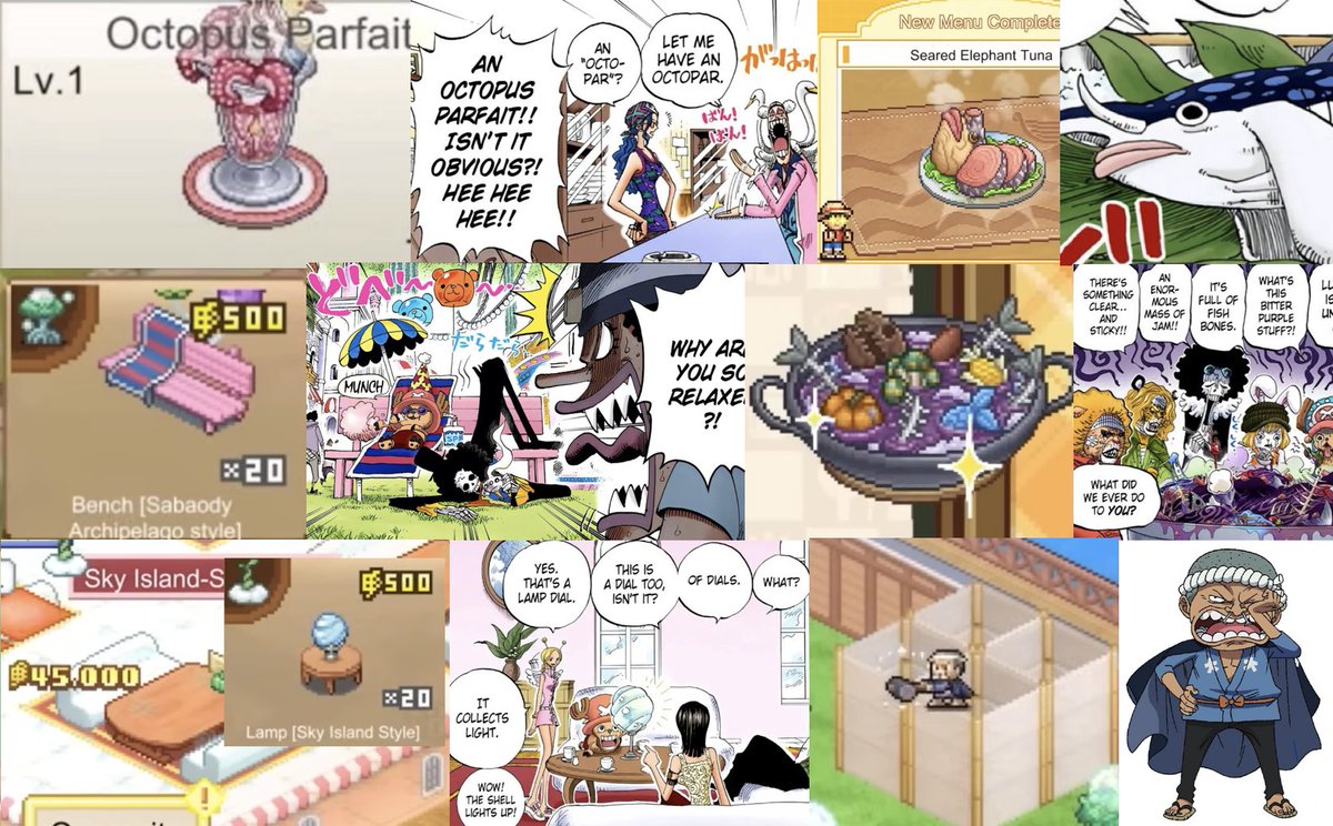 newworldartur's tweet photo. The amount of easter eggs in #OnePiece Grand Gourmet is insane!! https://t.co/tF8JCeEPtx