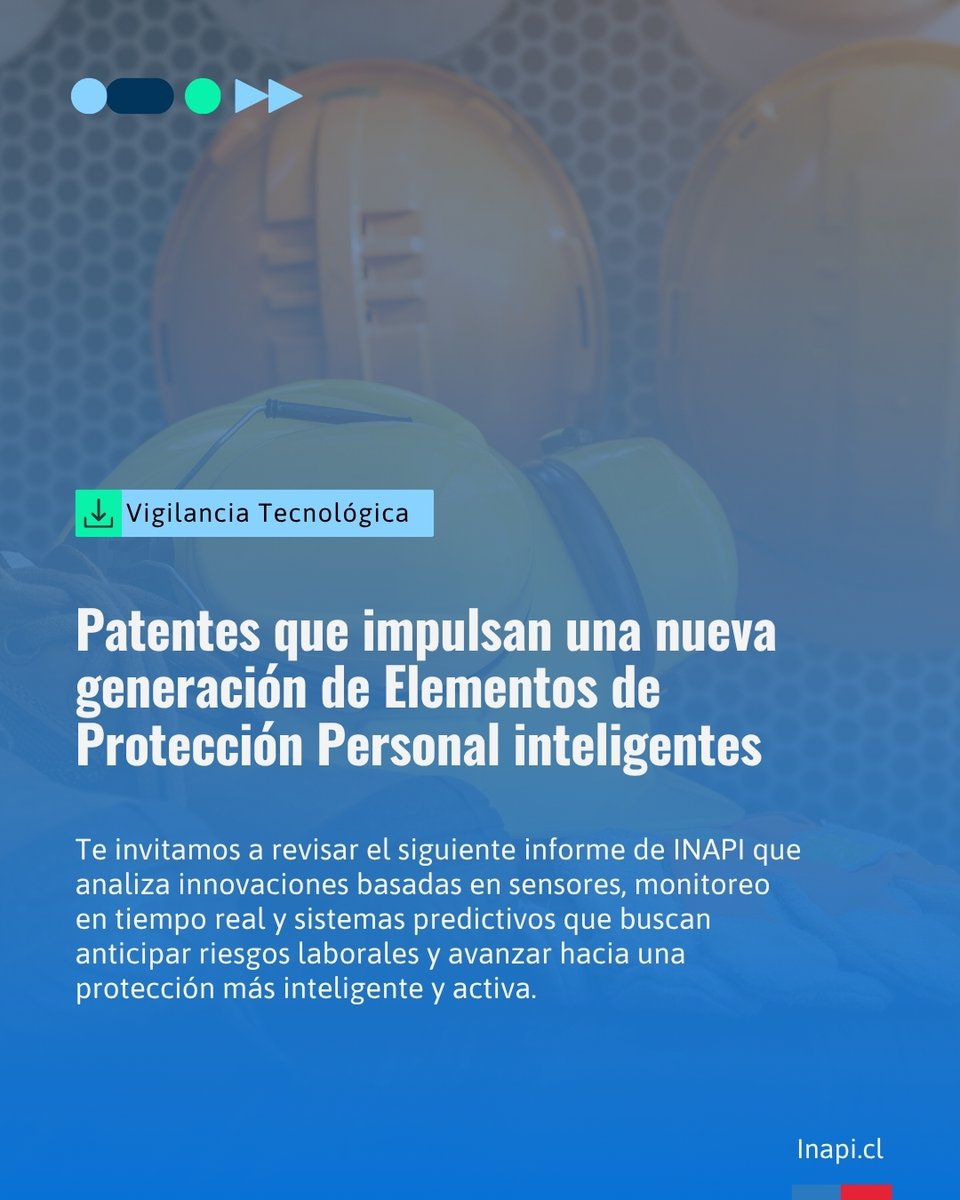 inapichile's tweet photo. 🦺 ¿Y si los Elementos de Protección Personal pudieran anticiparse a los accidentes?

📘 Revisa nuestro nuevo Informe de Vigilancia Tecnológica y descubre cómo las nuevas tecnologías aplicadas a los EPP podrían redefinir la seguridad laboral.

🔗https://t.co/eLXk3NX2Ad https://t.co/i5RH57Uqjj
