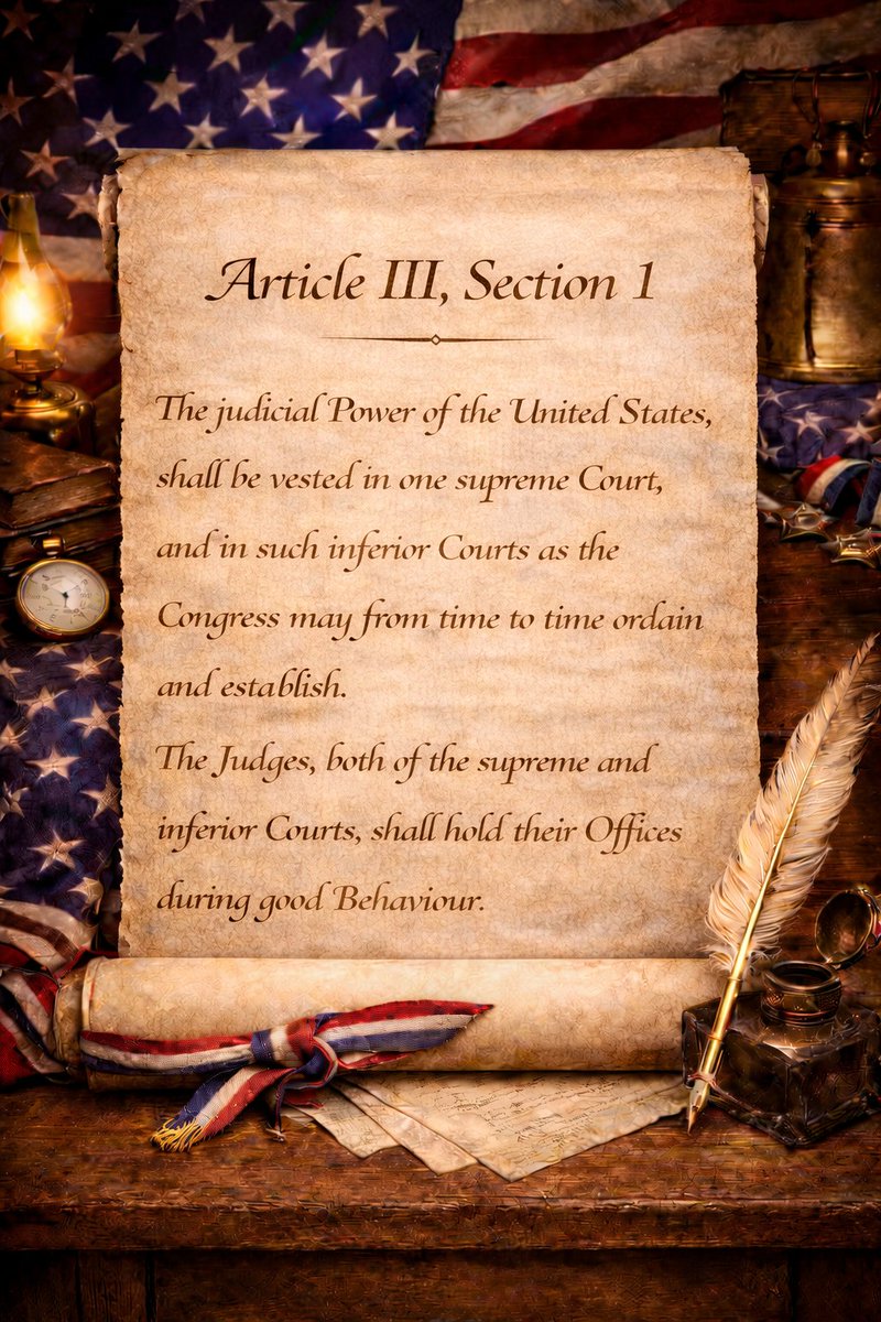 USC1787's tweet photo. 📜 Article III, Section 1

#USConstitution #SupremeCourt #LawTwitter https://t.co/wQC55dSPJw
