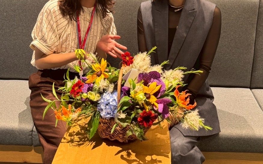 Haruno83's tweet photo. いつぞやのお花は喜んでいただけました🥰 https://t.co/lzciIKjvGW