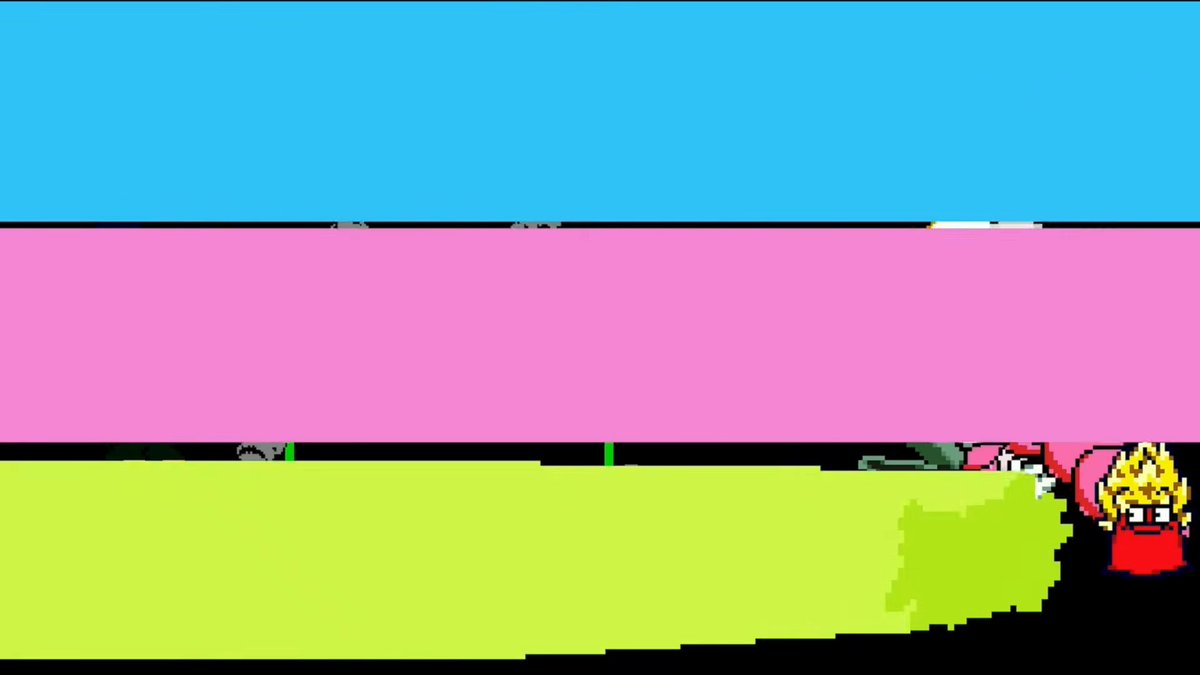 fambramb's tweet photo. ralsei kills nubert in the trailer https://t.co/chvAqdYeFI