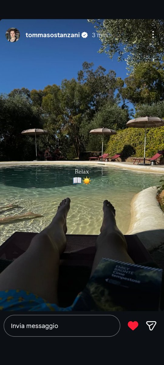 BacciolaPaola's tweet photo. Relax ☀️ #tommasostanzani https://t.co/xB1ZCgmhCr