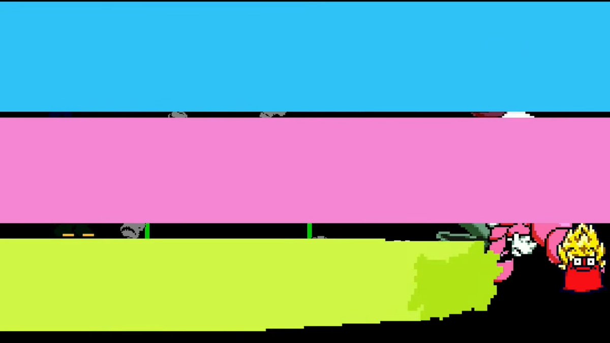 fambramb's tweet photo. ralsei kills nubert in the trailer https://t.co/chvAqdYeFI