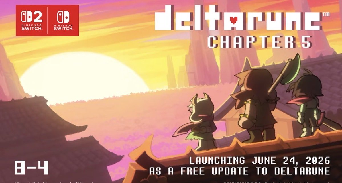 venmachinebroke's tweet photo. I have to share my birthday with the deltarune chapter 5 release :( https://t.co/sDJ6gZf7aI