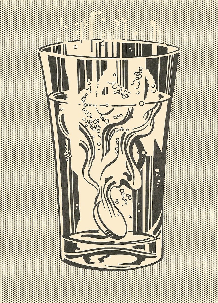 opancaro's tweet photo. Roy Lichtenstein, Alka Seltzer, 1966 https://t.co/WZdss8gjCM