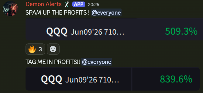 SpxSlayers's tweet photo. We don't worry about markets tanking inside SPX Slayers 🔥

$QQQ, $SPX, and $SPY PUTs printing all over the place for members 🚀 https://t.co/8bwXuUahTA