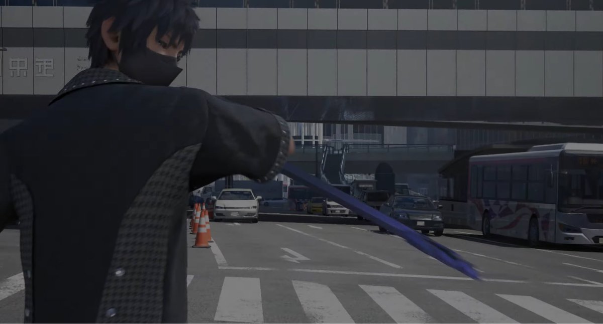HapChap76's tweet photo. @thegamersjoint Looks at his Keyblade— seems like a katana build with a Moon motif? https://t.co/fAkGTNPhF8