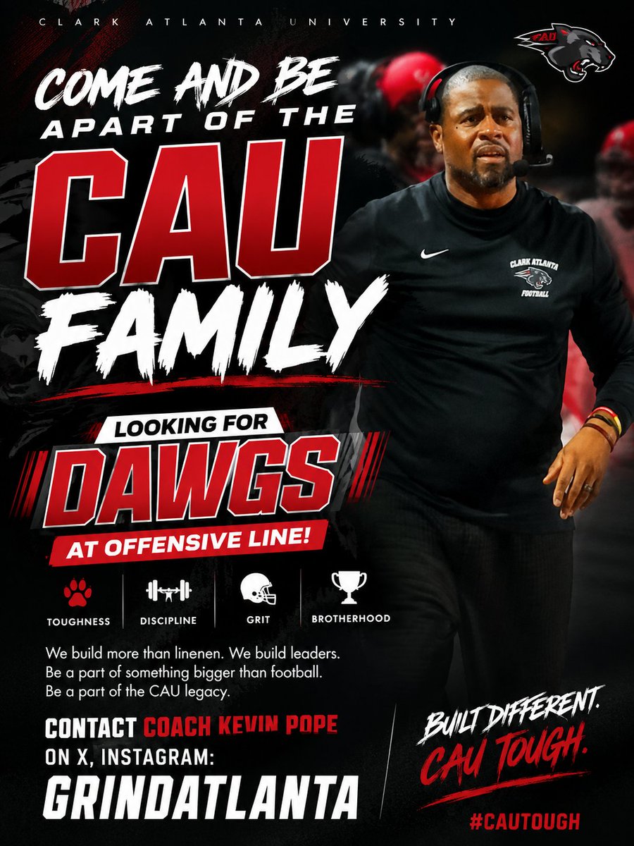 grindatlanta's tweet photo. COME AND JOIN THE CLARK ATLANTA FAMILY!!! https://t.co/if93Kj1Yl4