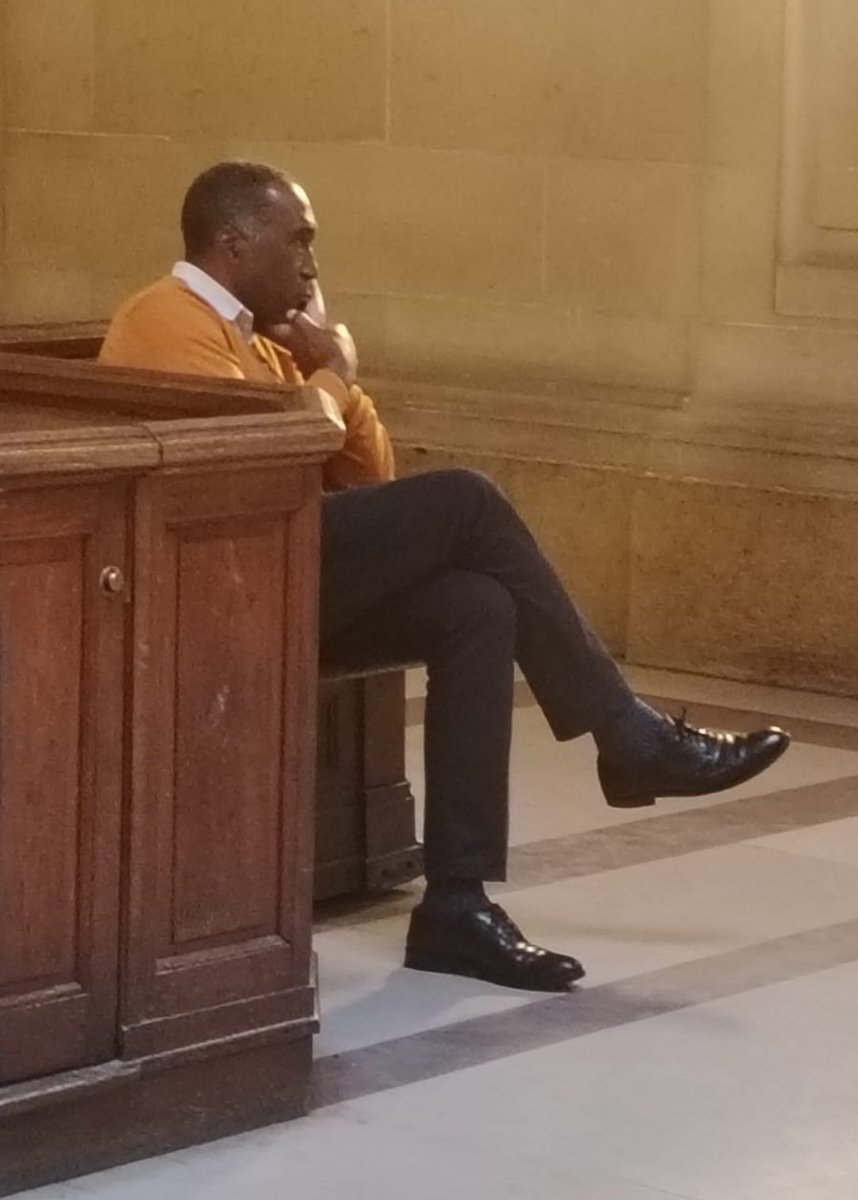 ActJudCrf's tweet photo. ⚖️ #Rwamucyo : « Je suis dévasté, je ne comprends pas pourquoi on me reproche de ne pas aimer les Tutsis alors que ma femme est de l'ethnie Tutsi.​À la barre, l’accusé conteste l'idéologie qui lui est prêtée et invoque sa situation personnelle face aux accusations. #rwanda https://t.co/rw1glAK0fH