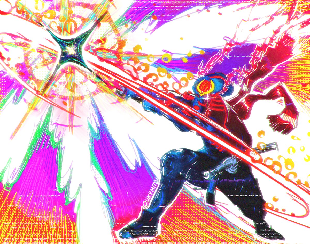 UkyMitsu's tweet photo. I don't know if I understood the assignment but in case, here's my crazy #yoshimitsu https://t.co/iyGc2nzDqc