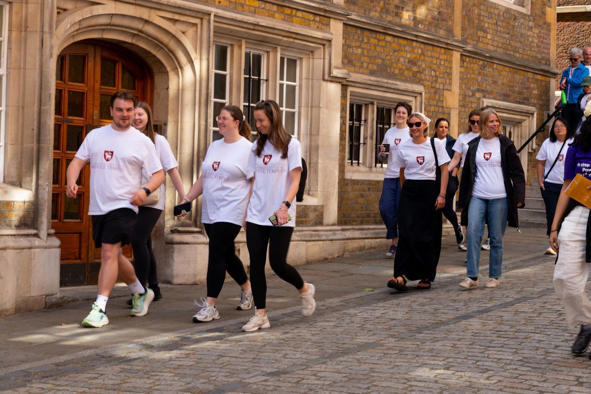 middletemple's tweet photo. And they’re off! Middle Temple’s stellar team have started the London Legal Walk. We’re raising money to fund free legal advice and support. It is not too late to support us, donate here - https://t.co/e94JRQItw5
@londonlegal https://t.co/KfShYEzFpu