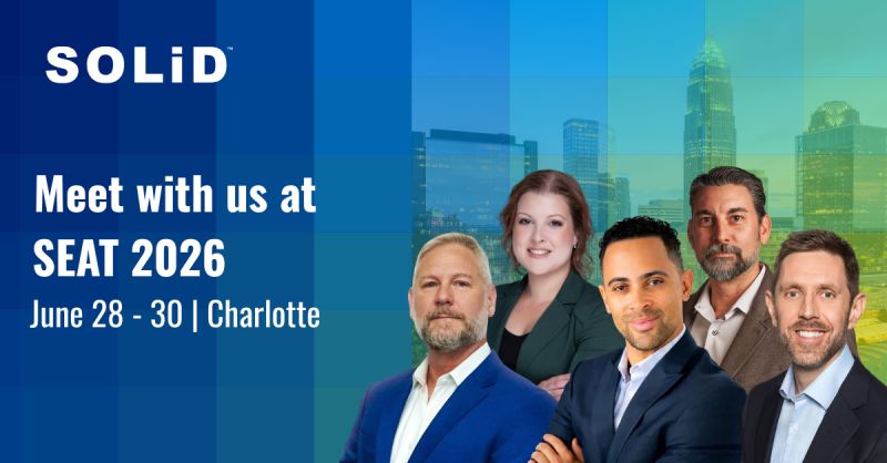 SOLiDUSA's tweet photo. Two weeks until #SEAT2026! The @SOLiDUSA team is bringing ALLIANCE #5G #DAS + next‑gen nGENESIS to power high‑performance, multi‑operator coverage for #stadiums, #arenas, campuses & venues.
Meet our #inbuilding #connectivity experts: https://t.co/HbBb38zpXO https://t.co/F2sJdCelYI